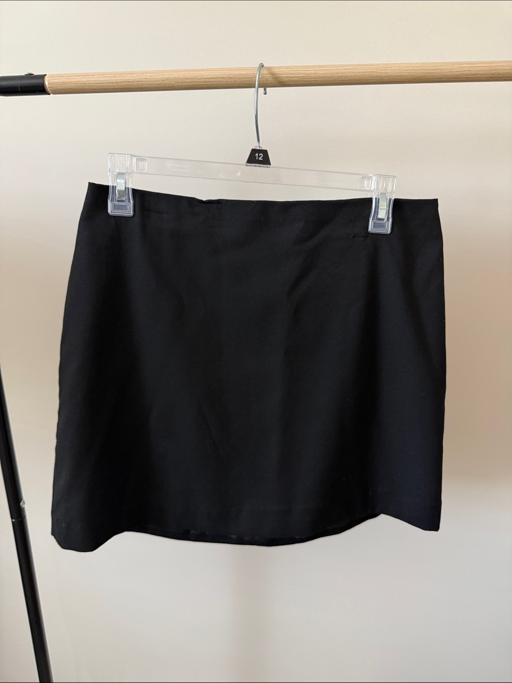 H&M Black Mini Skirt - Clean A-Line